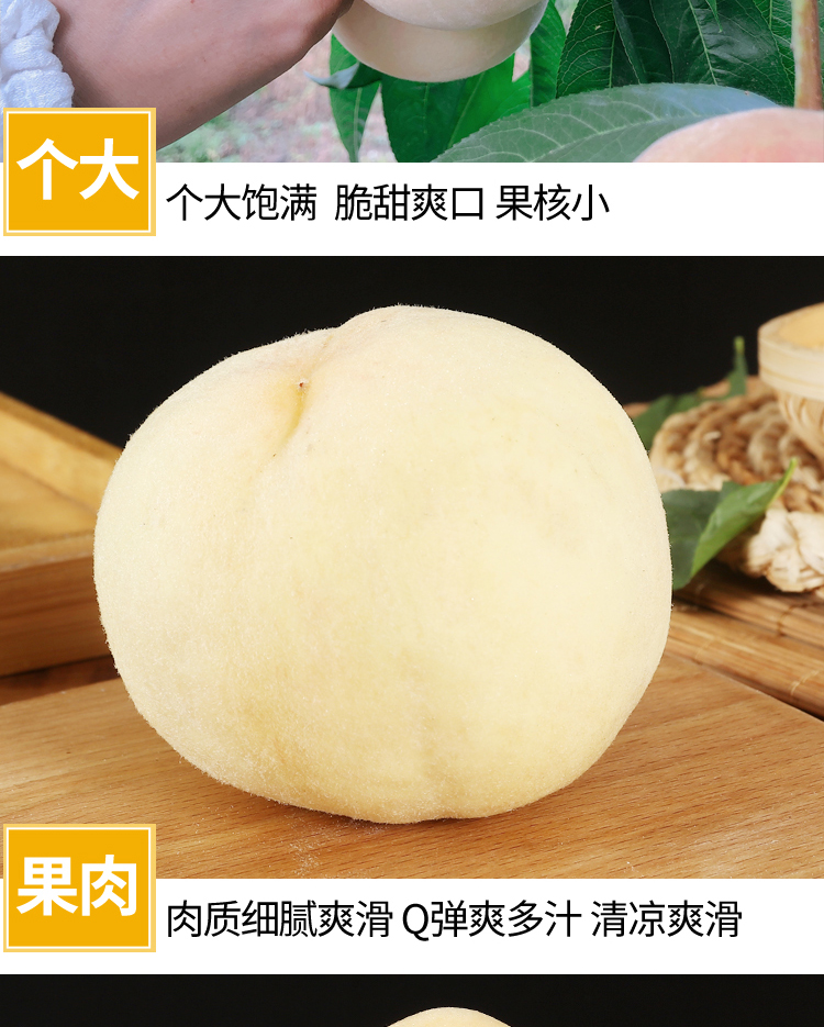 白玉大白桃【蒙阴白桃】 详情图 12